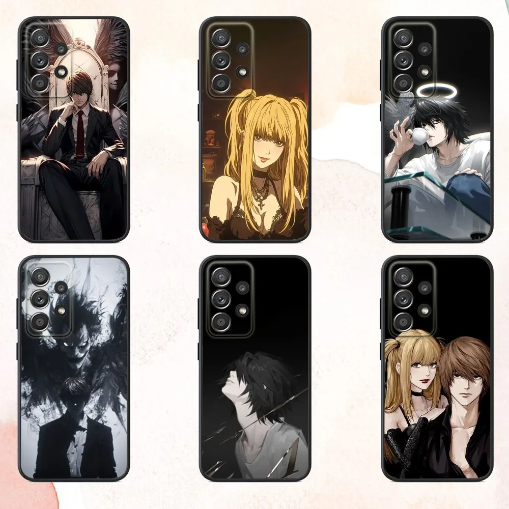 

Hot Anime Death N-Note Phone Case For Samsung S25,S24,S21,S22,S23,S30,Ultra,S20,Plus,Fe,Lite,Note,10,9,5G Black Cover