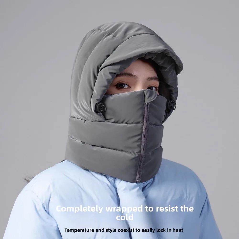 

Keep Warm 3-in-1 Winter Cycling Hat Cold Resistant Windproof Warm Scarf Face Mask Head Cover Thickened Lei Feng Hat Skiing