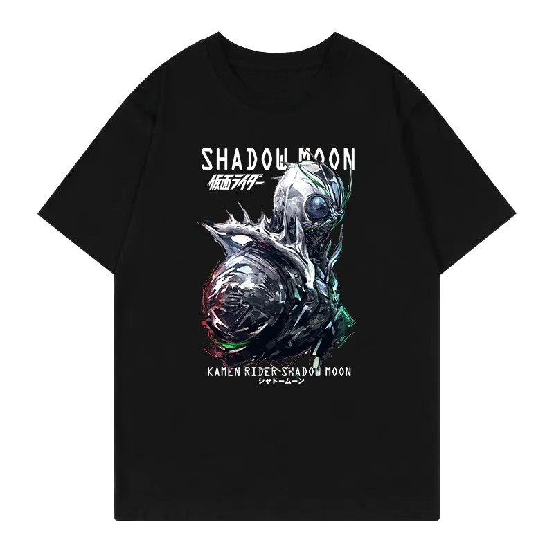

Kamen Rider BLACK SUN аниме второгомерная периферийная летняя мужская повседневная спортивная удобная хлопковая футболка с коротким рукавом
