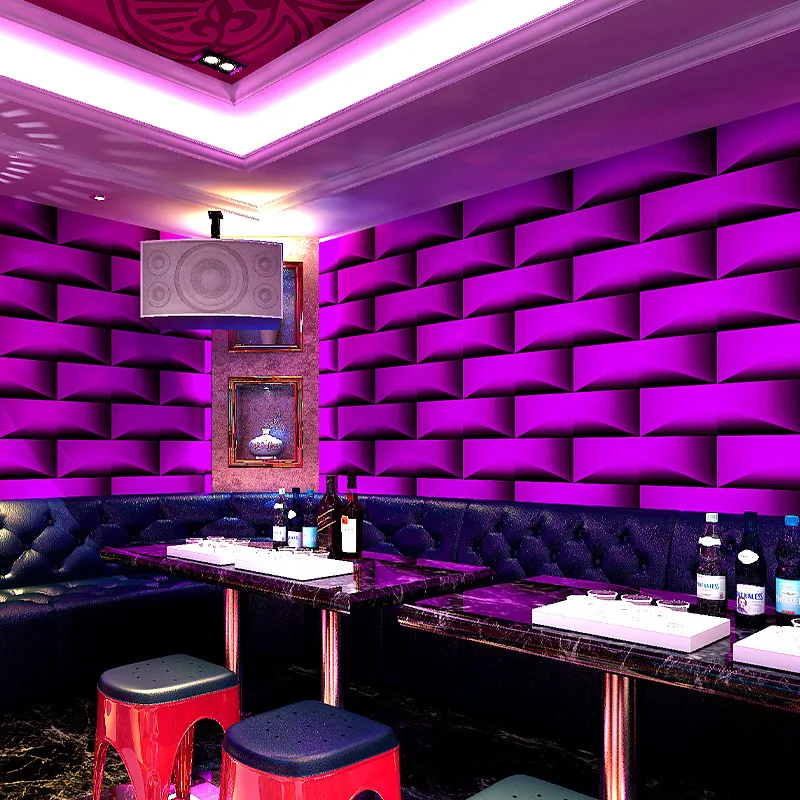 Papel de Parede 3d Estereoscópico Ktv Internet Cafe Fundo Live Theme Decoração do Hotel E-sports Cobertura de Parede Rolo 10m