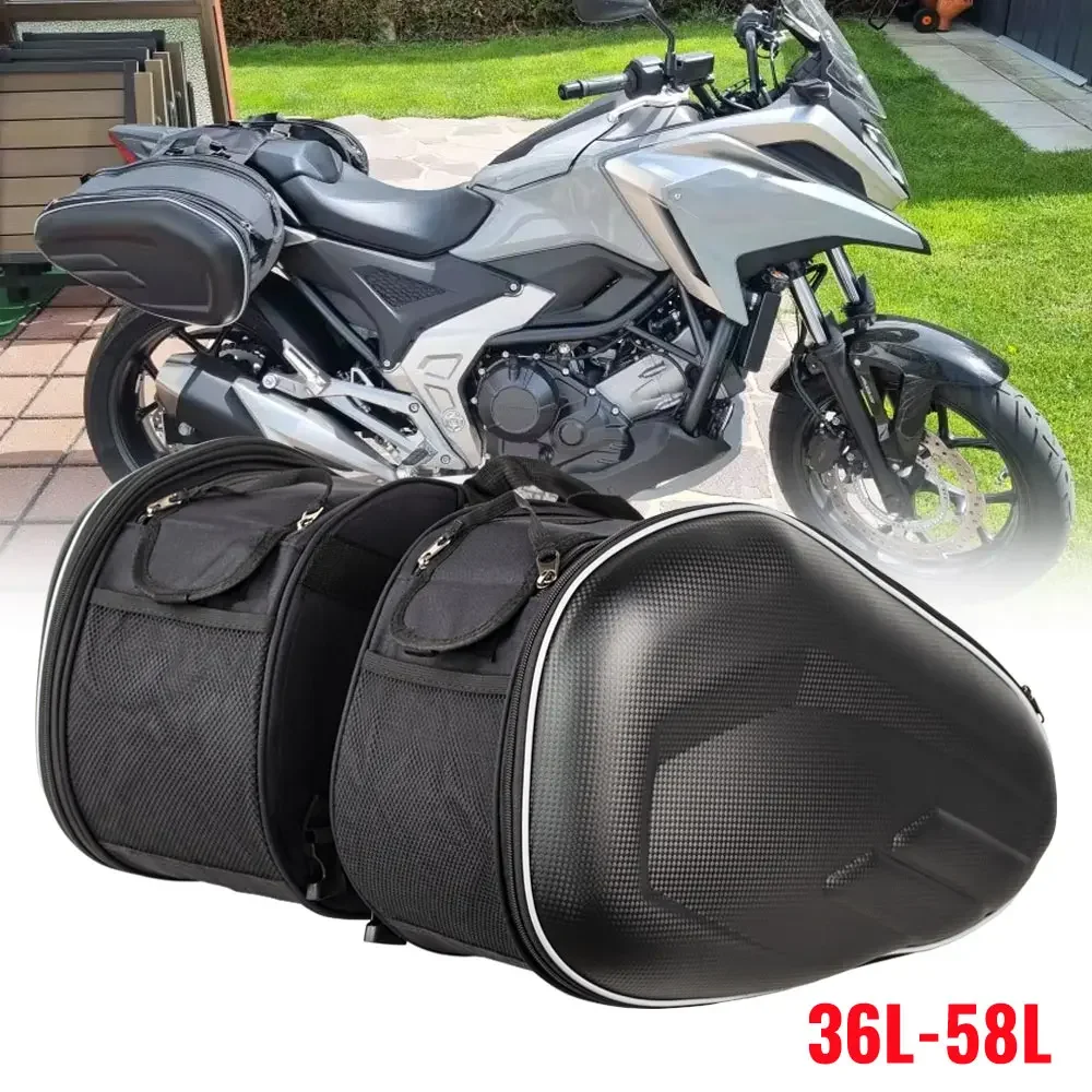 

Newest Motorcycle Waterproof Racing Race Moto Helmet Travel Bags Suitcase Saddlebags For BMW Honda Bag+ One Pair of Raincoat