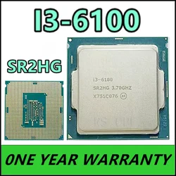 i3-6100 i3 6100 SR2HG 3.7 GHz Dual-Core Quad-Thread 51W CPU Processor LGA 1151