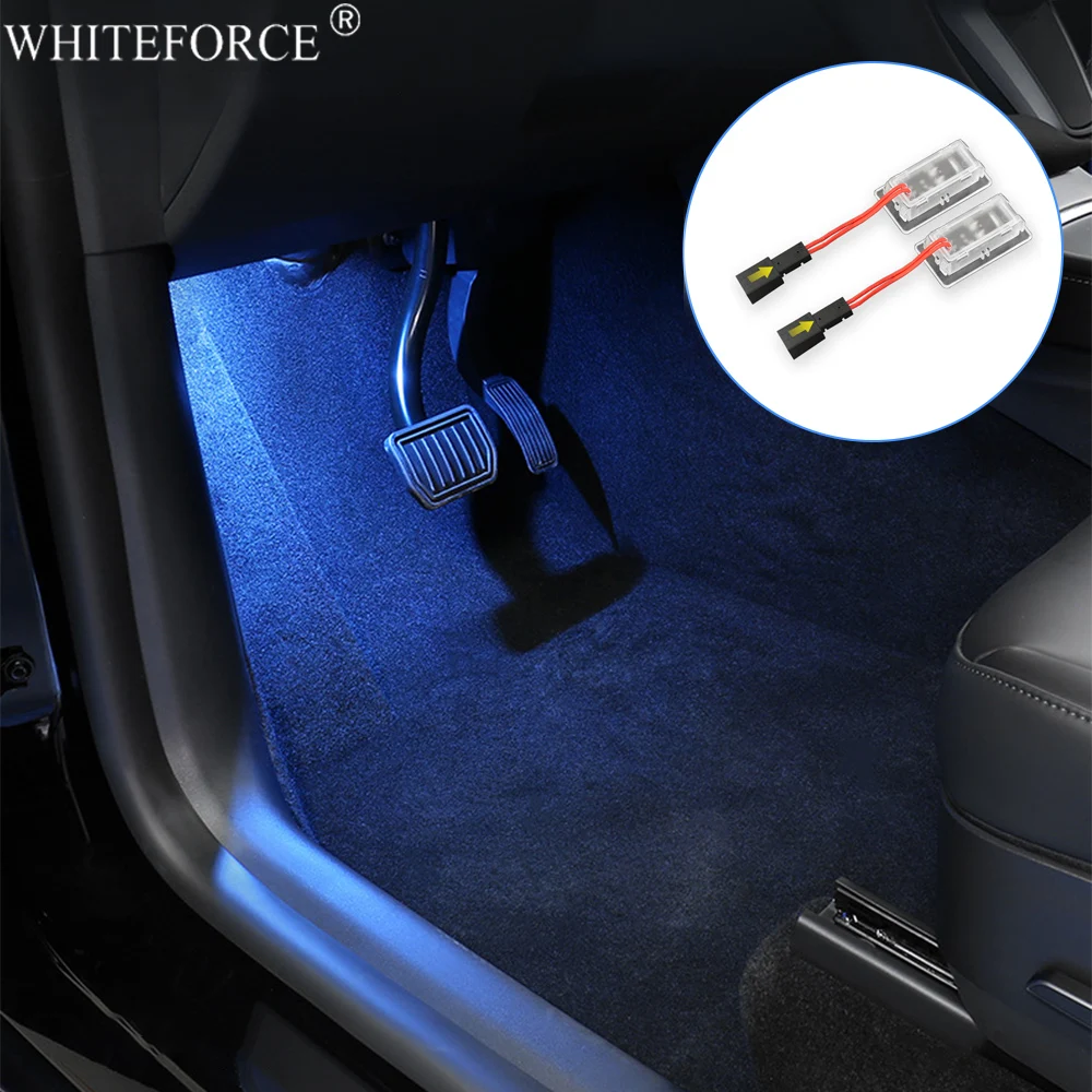 

Для Tesla Model Y Juniper 2025 Внутреннее освещение для ног Model 3 Highland Ультра-яркие автомобильные светодиодные лампы для дверей багажника