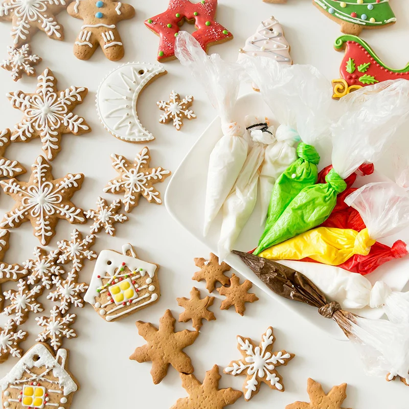 New 14pcs set of stainless steel Christmas cookie cutting molds gingerbread man Christmas tree candy Santa Claus