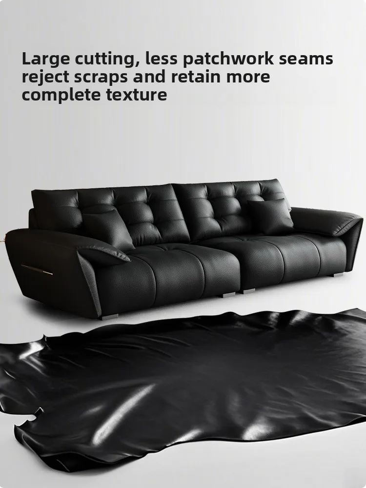 

minimalist elephant ear top light leather sofa medium antique small apartment living room straight row sofa