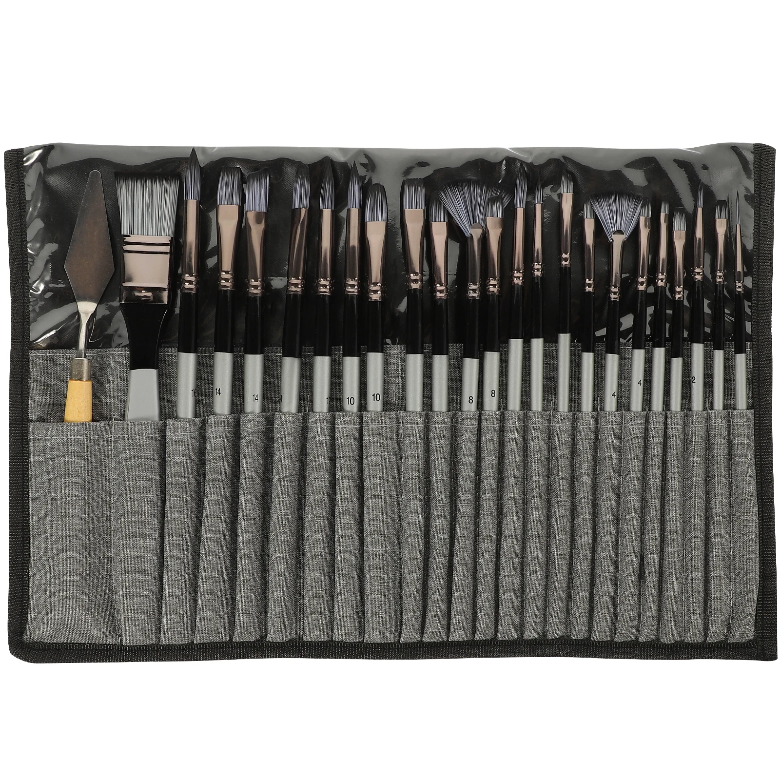 

Brush Set Watercolor Paint Brushes Artist Small Oil Wood Student for Painting Detail