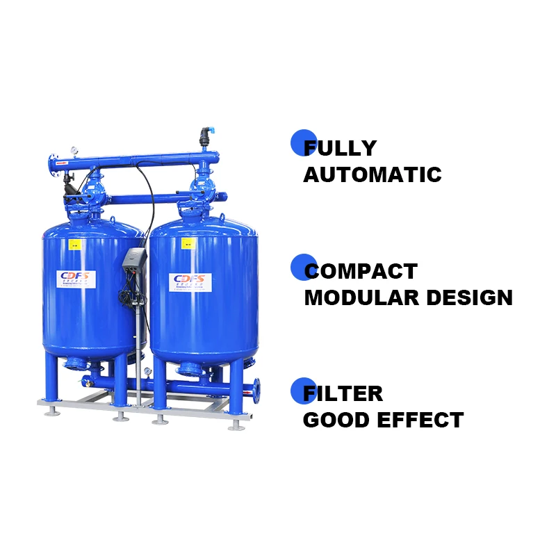 Digital Metal Side Stream Sand Filtration System with Self-Cleaning and High Flow 30m3/h for Irrigation