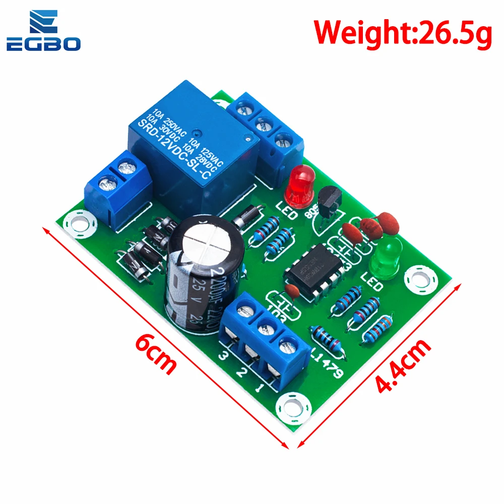 Water Level Controller Switch Liquid Level Sensor Module Automatically Pumping Drainage Protection Controlling Circuit Board