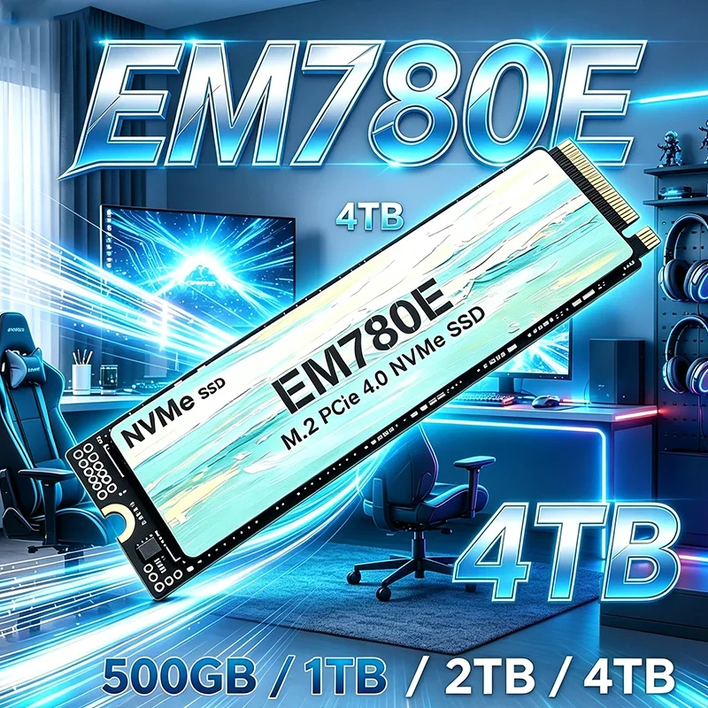 Original EM780E M.2 2280 NVMe SSD PCIe Gen4 High Performance Internal Drive 500GB 1TB 2TB 4TB Storage Upgrade For Desktop Laptop