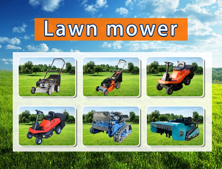 High Quality Commercial Industrial Lawn Mower Chinese Rotary Multifunctional Garden Automatic Self-Propelled Petrol Lawn Mower