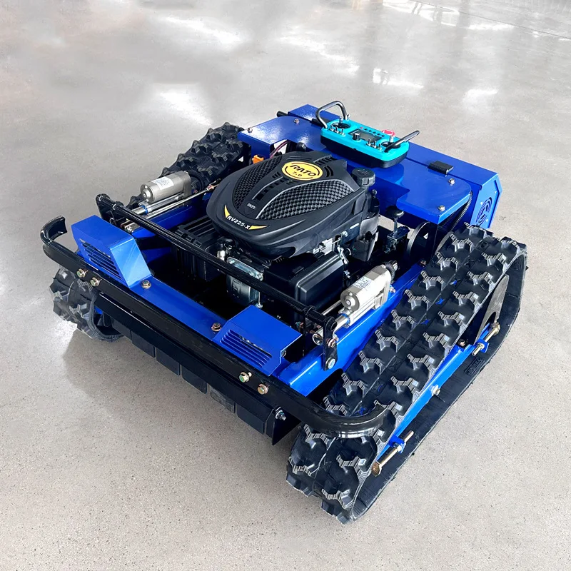 Garden remote control lawn mower, remote operation to ensure safety lawn mower