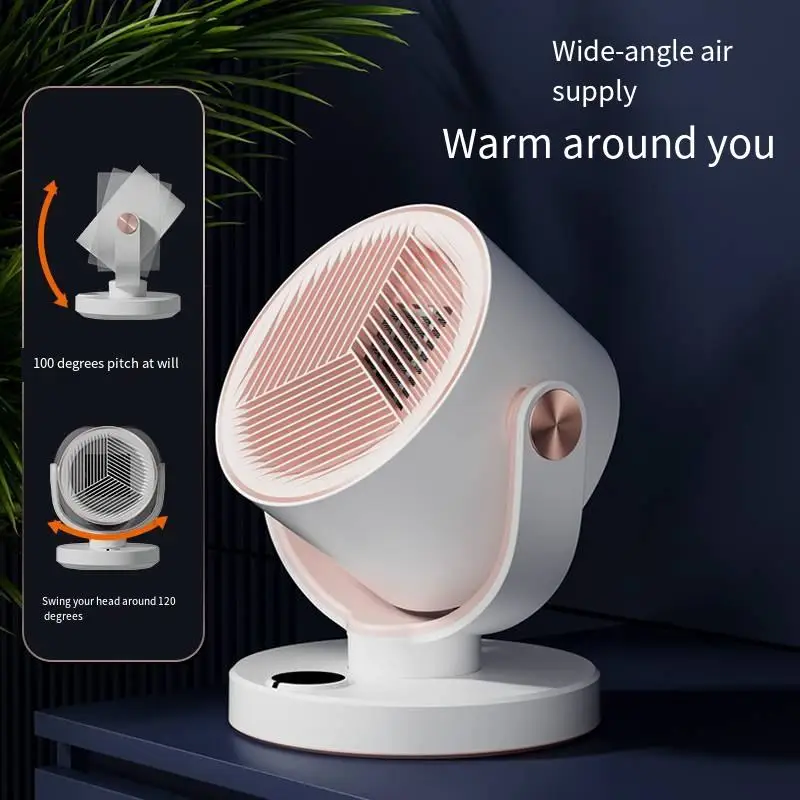 Fan Heater Office Desktop Small Heating Artifact Household Quick Heating Small Solar Electric Heater
