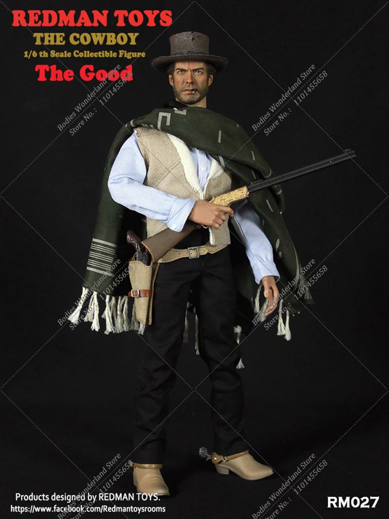 En Stock, juguetes REDMAN RM027, escala 1/6, vaquero occidental coleccionable, Arthur Morgan, el bueno, modelo de figura de acción de soldado masculino de 12 pulgadas