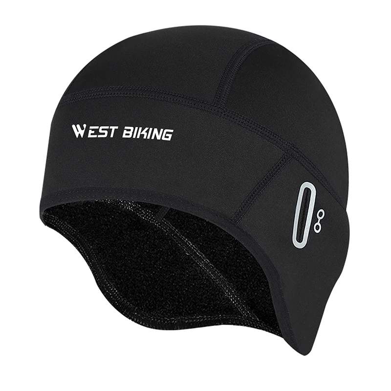 AliExpress West Biking WEST BIKING Winter Fleece Caps Windproof Cycling Cap Thermal Skull Cap Helmet Liner Running Skiing Motocycle Riding MTB Bike Hat