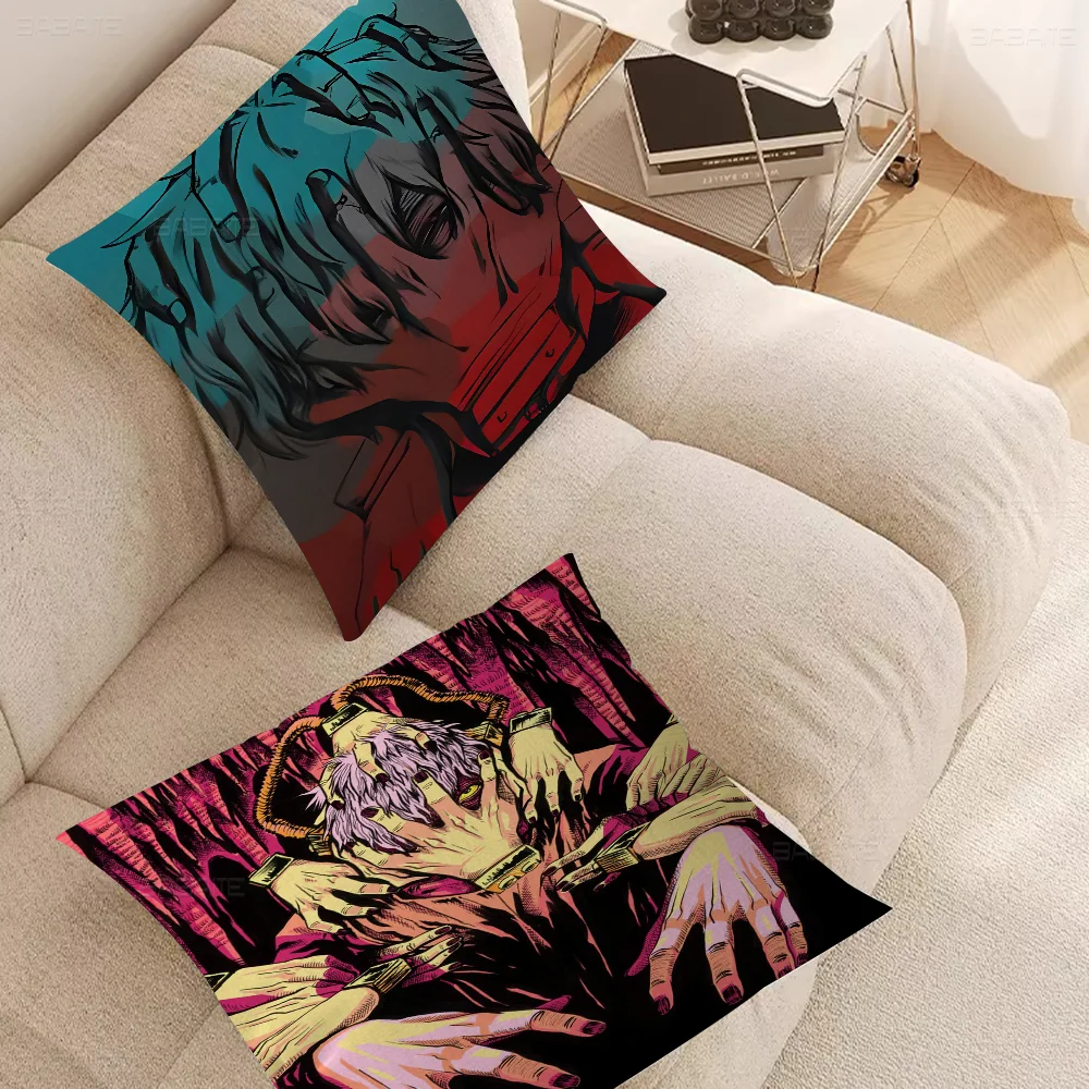 

My Hero Academia Tomura Shigaraki Pillow Gift Home Office Decoration Pillow Bedroom Sofa Car Cushion CoverPillow Case