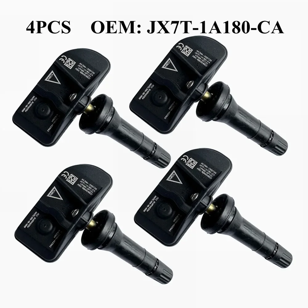 

4PCS 433MHZ JX7T-1A180-CA TPMS Tire Pressure Sensor For 2020 2021 2022 2023 Ford Explorer Focus Kuga Puma S-Max Transit