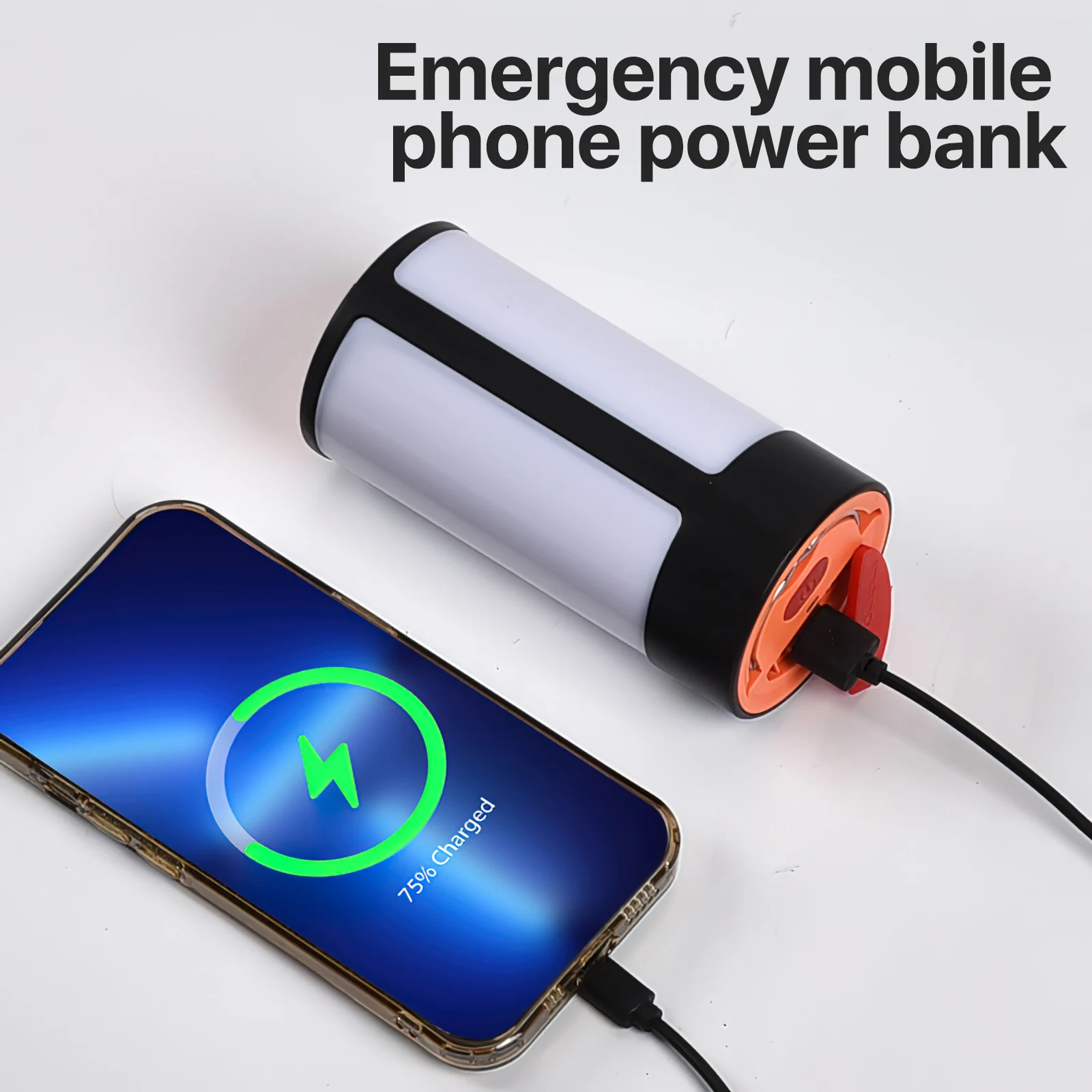 Solar LED Tent Light Rechargeable Emergency Solar Camping Lantern Waterproof 5 Modes Power Bank Function Lamp For Hiking Home