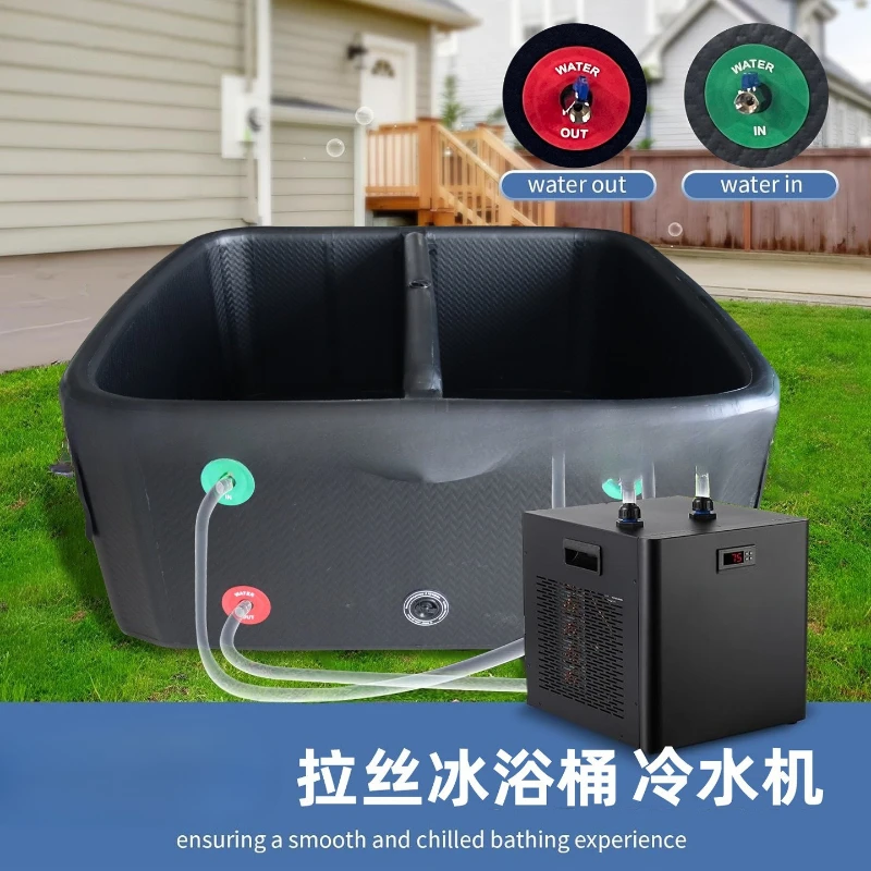 

Brushed bathtub inflatable ice tub inflatable bathtub ice bath folding tub cross-border exclusive for portable folding ice tub