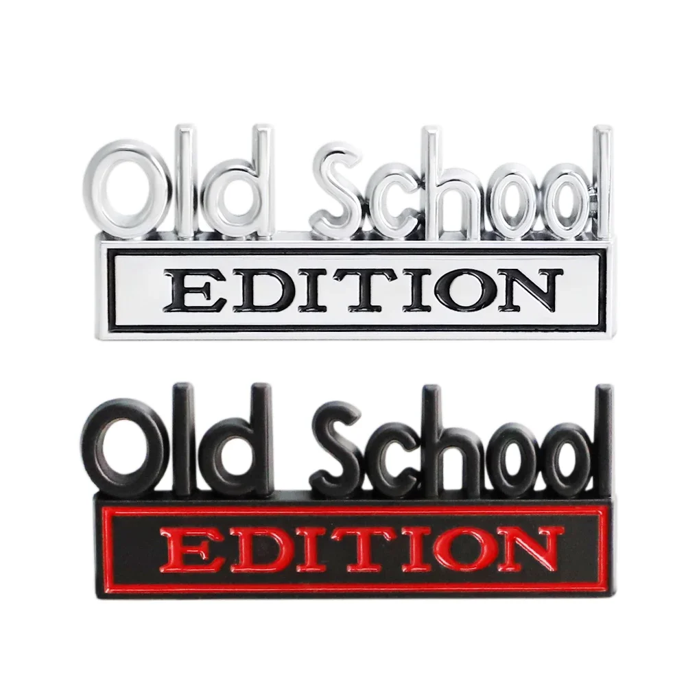 

3D Metal Old School Leaf Plate Emblem Modified Car Stickers Tools for Automobile Decoration Car Accessories Car Sticker
