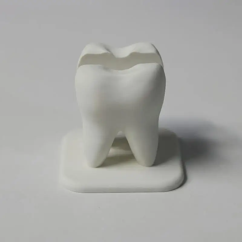 Novelty Tooth Modeling Business Card Holder Desktop Storage Box for Dental Hospital Reception Display