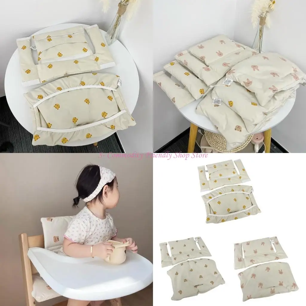 

85AE Подушка для детского стульчика с милым узором Подушка для детского сиденья/Подушка для стульчика для кормления