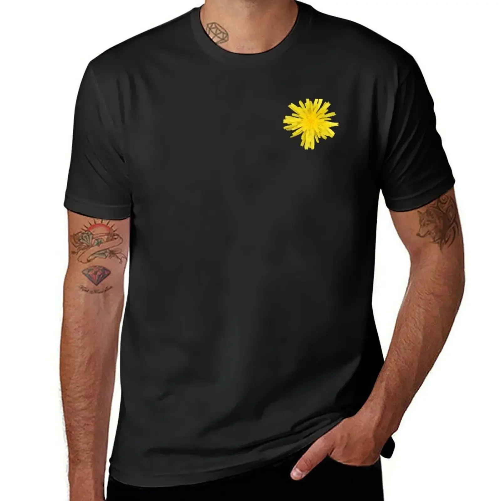 Small Dandelion Flower T-Shirt vintage graphic tee vintage graphic t shirts Men's t-shirt