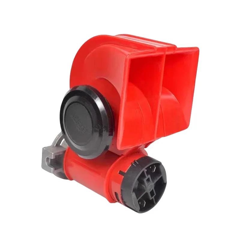 Car motorcycle air horn integrated electric air pump steam horn snail super loud high and low double tone whistle