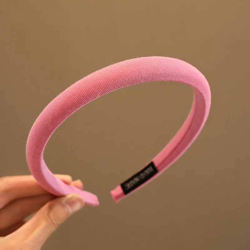 2026 Neue Klassische Einfache Stirnbänder für Kinder, Mädchen Elastische Modische Einfarbige Haarreifen, Kinder-Haaraccessoires – Detail 14