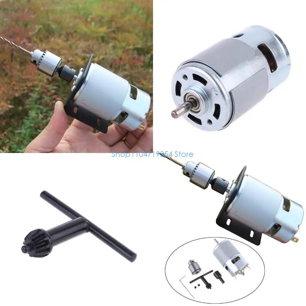 

0XLD Motor 12V-24V 775 Motor Ball Bearing Large Torque High Power Low Noise Mo