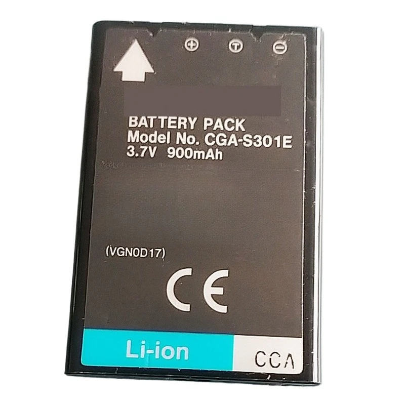 100% New High Quality 3.7V 900mAh Replacement Battery CGA-S301E for Panasonic SV-AV20B SV-AV20U SV-AV25 SV-AV20E SV-AV20EN