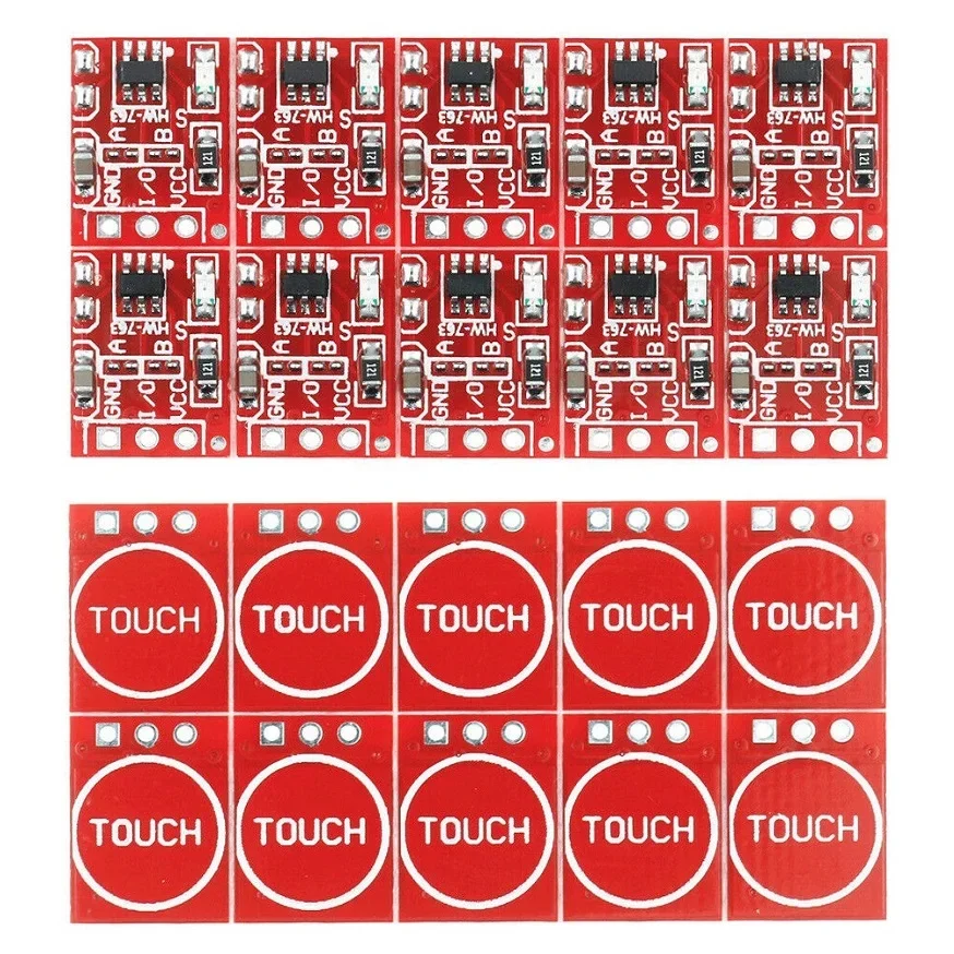 10/20/50/100PCS/LOT NEW TTP223 Touch Button Module Capacitor Type Single Channel Self Locking Touch Switch Sensor for Arduino