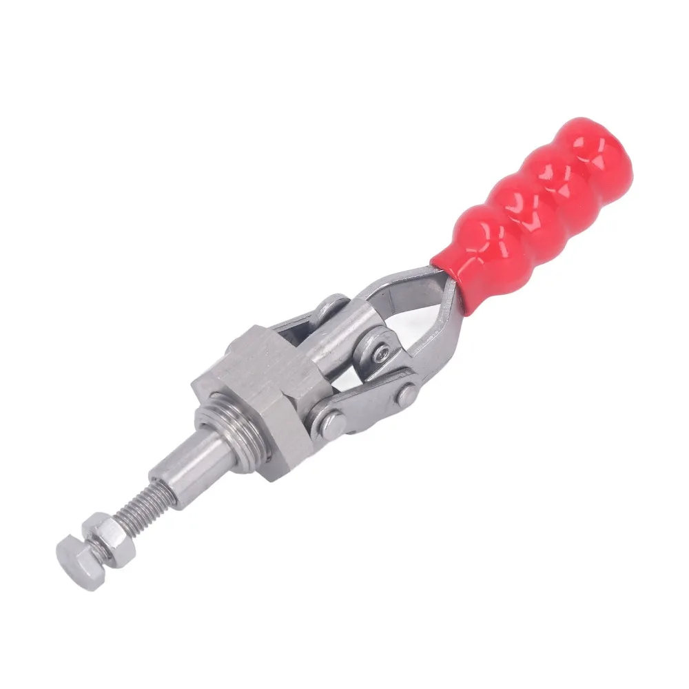 200lbs Push Pull Toggle Clamp 20mm Stroke 90kg Holding Capacity Plunger Stroke Toggle Clamp GH-36202 Toggle Holding Clamp Tool