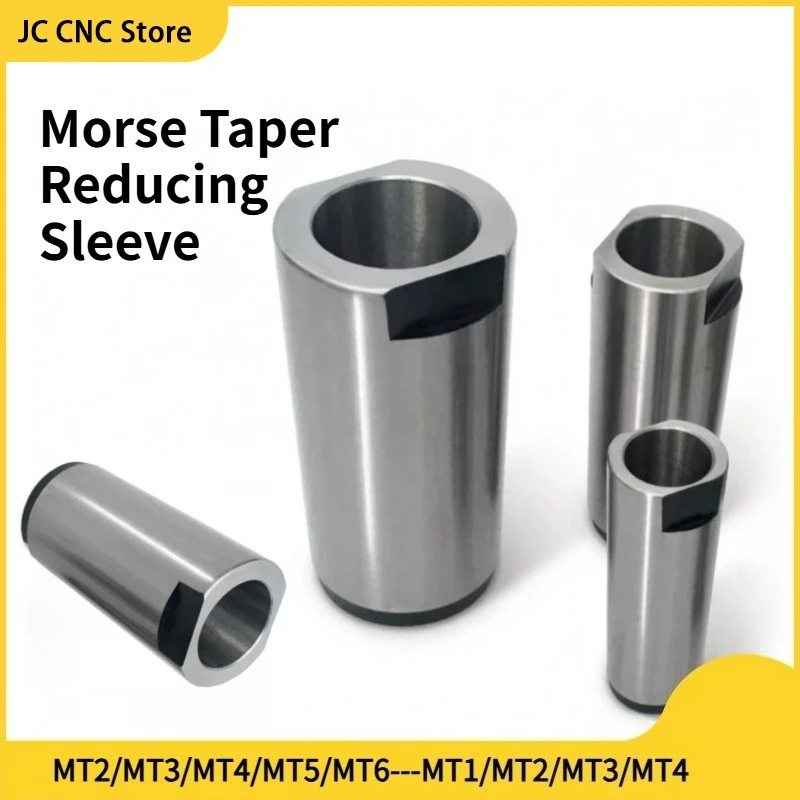 Morse Taper Reducing Sleeve  MT2/3 /4 /5 /6 Adapter Middle Centre Sleeve for Lathe Milling Machine Taper Shank Drill Chuck Arbor