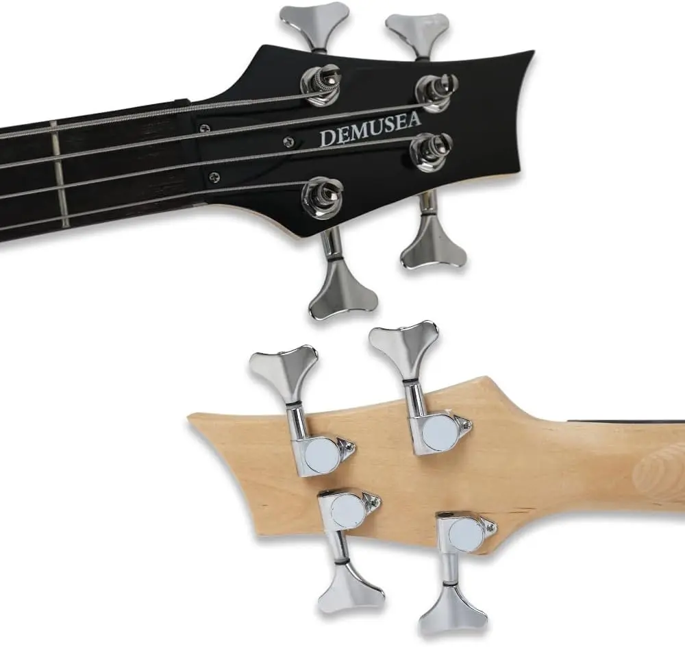 Electric Bass Guitar Starter Kit, Full Size 34-Inch Scale Length, 24-Fret Black Bass with 20W Bass Amp, Beginner Practice Pack Includes Free Gig Bag, Strap, Noiseless Cable, Strings and Picks - view 5