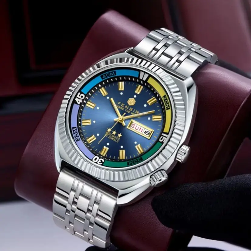

High-End, Stylish, Casual Men's Watch, Waterproof, Calendar, Steel Band, Multi-Functional Quartz Watch for Men, European and American Style, Popular Business Style, Simple, Personalized, Versatile, Handsome and Trendy Men's Wristwatch, a Must-Have Gift Wa