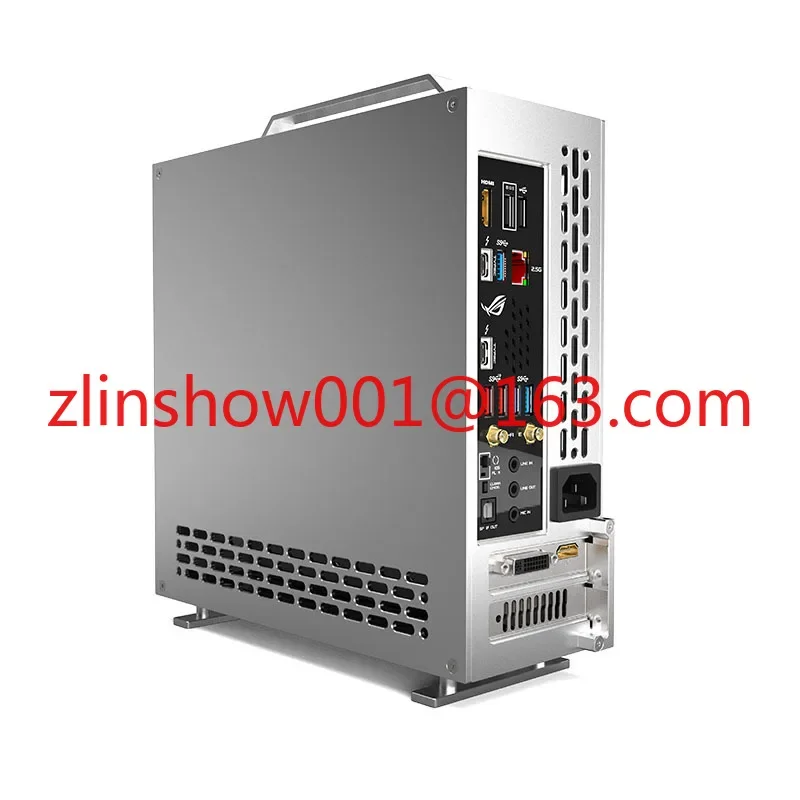 In Stock Lzmod Mini A24-V5 2.0 Dual Slot Single Display 1U Power Supply ITX Chassis Double-Sided Chamfering