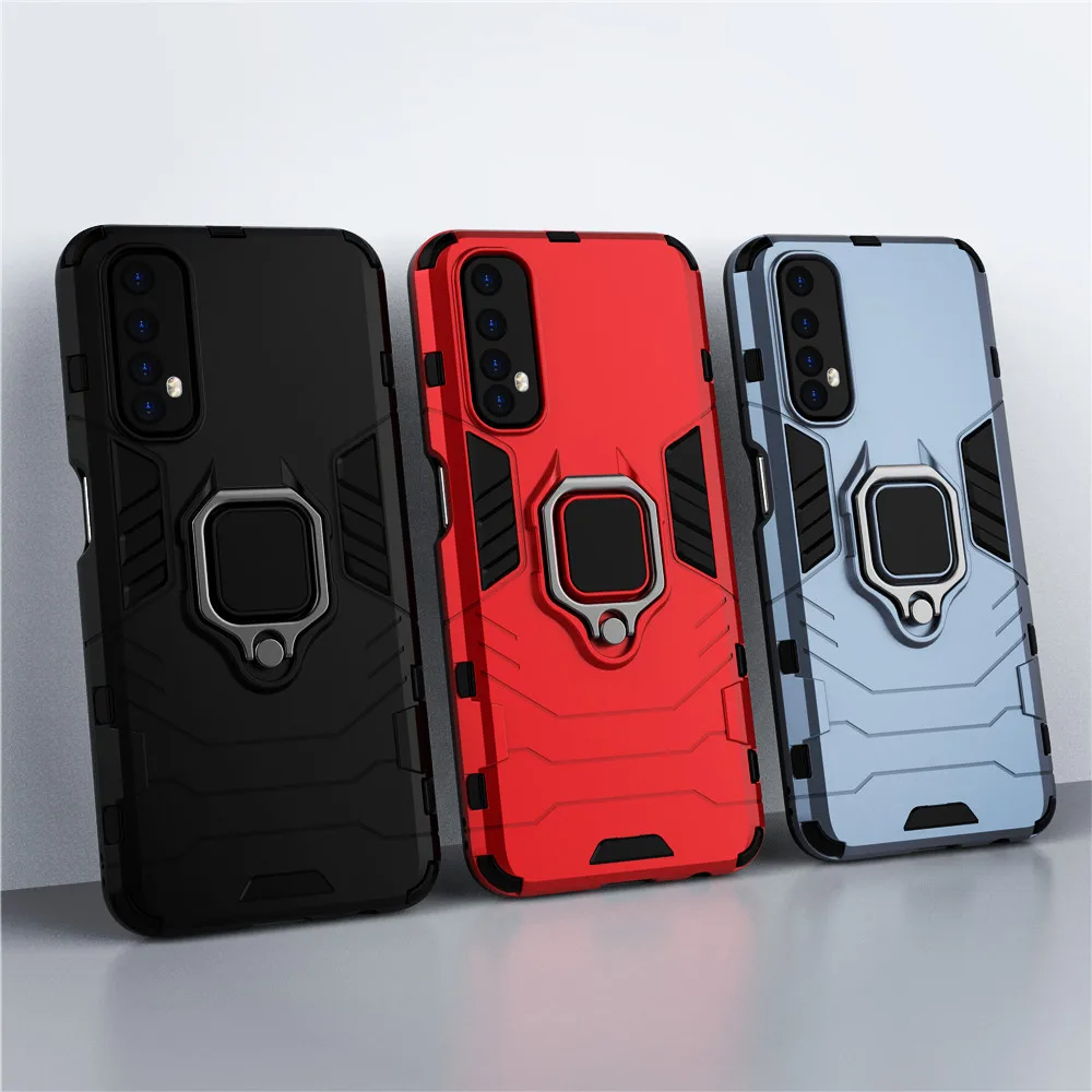 Realme 7 Shockproof Case for Realme 7 5G 7i 7 8 Pro Ring Stand