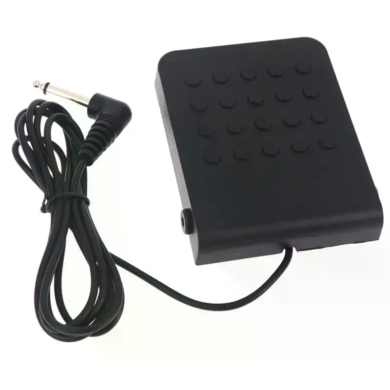 1Pcs Universal Sustain Pedal With Chrome Pedal Non Slip Base For All Digital Pianos Electronic Keyboards Home Practice
