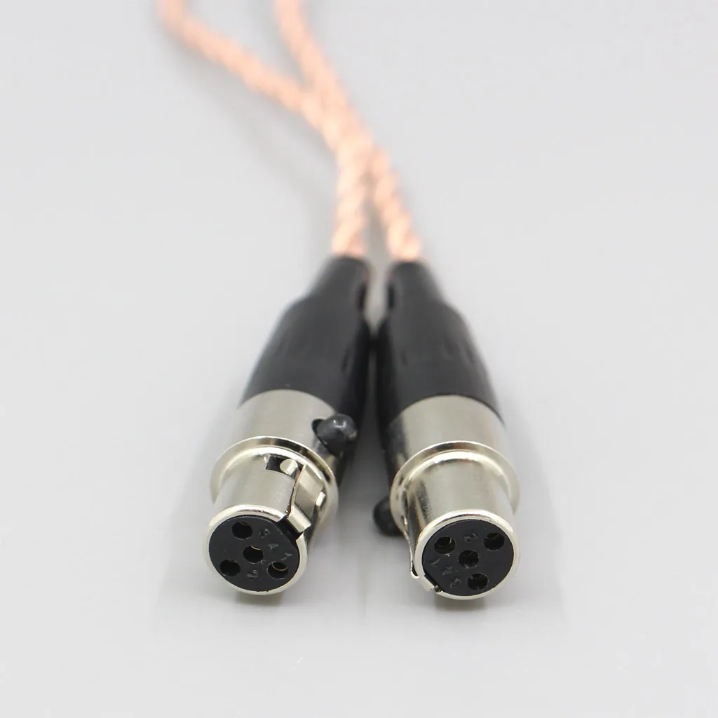 4 Core 1.7mm Litz HiFi-OFC Earphone Braided Cable For Audeze LCD-3 LCD-2 LCD-X LCD-XC LCD-4z LCD-MX4 LCD-GX lcd LN008080