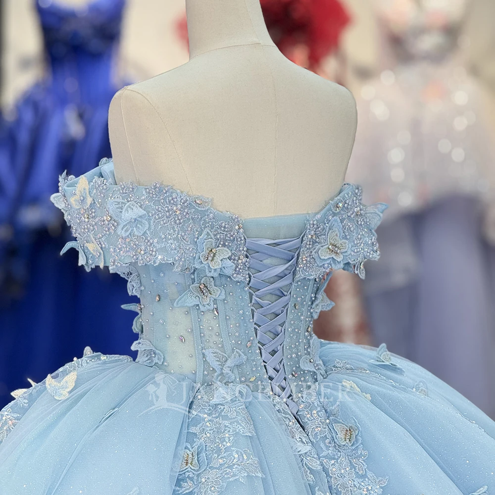 Luxury Quinceanera Dresse Sweetheart 16 Sweet Birthday Party Appliques Ball Gowns Customized vestidos de 15 años quinceañeras