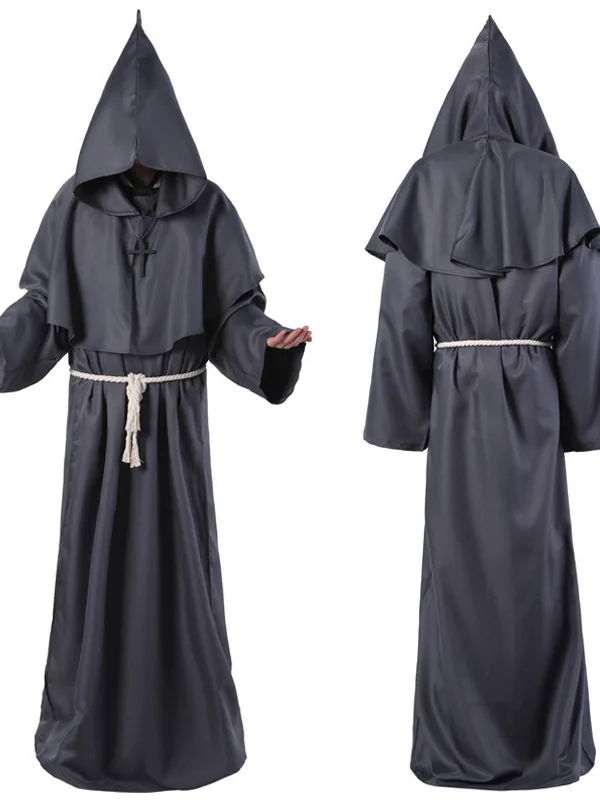 

Halloween Wizard Monk Costume Women's Ethnic Stage Costume Traditional Hanfu Clothing Polyester Spandex Blend Made in China