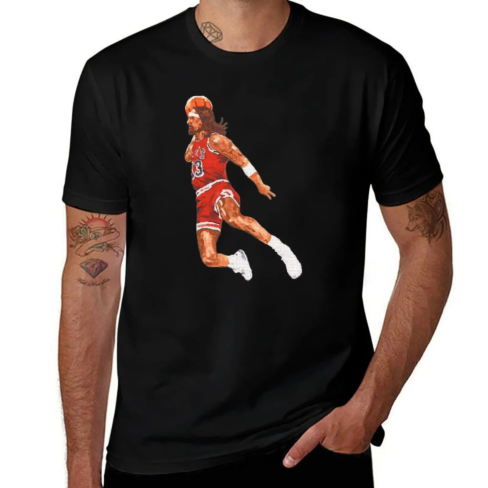 Jesus Dunk! T-Shirt Basic Simple Design Short Sleeve Shirt