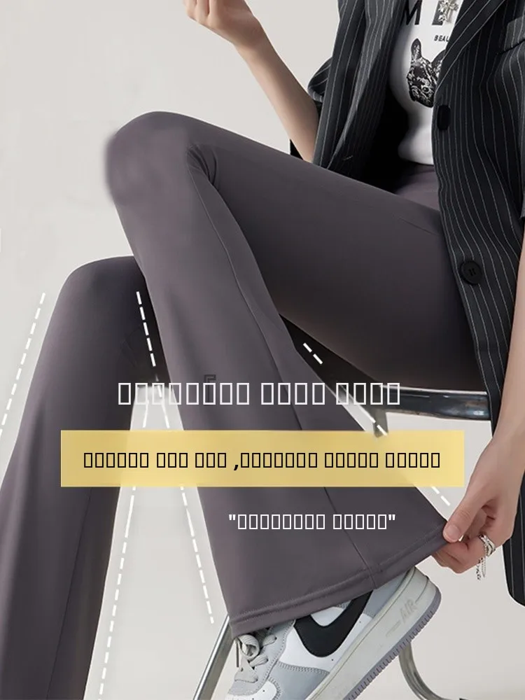 

Женские летние тонкие леггинсы Ceperphu с высокой талией, невидимые под одеждой, с молнией, длинные брюки-ботфорты