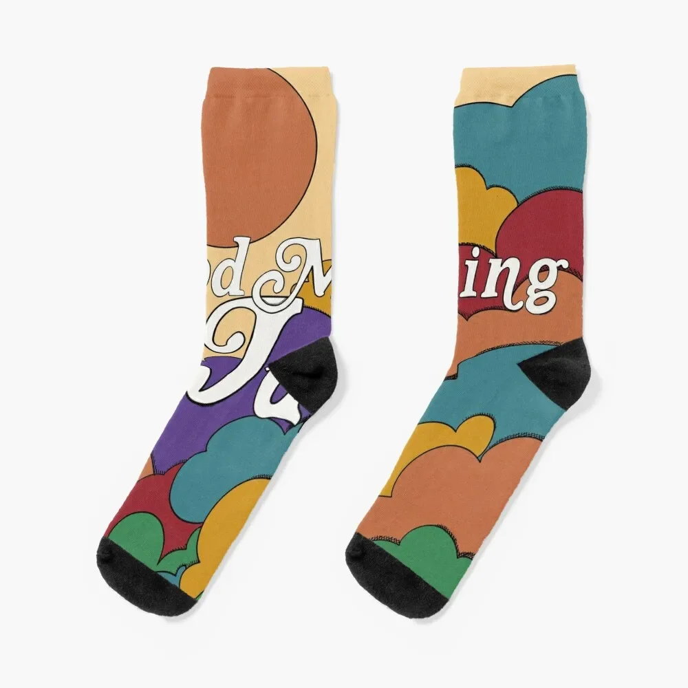 Good Morning Julia! Socks Novelties funny gifts cycling football Socks Girl Men's