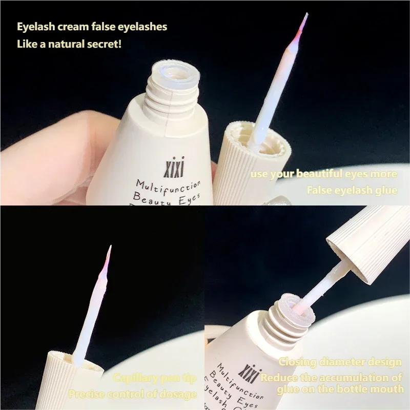 Quick Dry Invisible False Eyelash Glue Styling Transparent Natural Fake Eyelashes Extension Glue Self Adhesive Waterproof