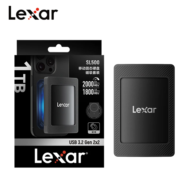 Lexar ポータブルSSD 1TB 2000MB/s USB3.2