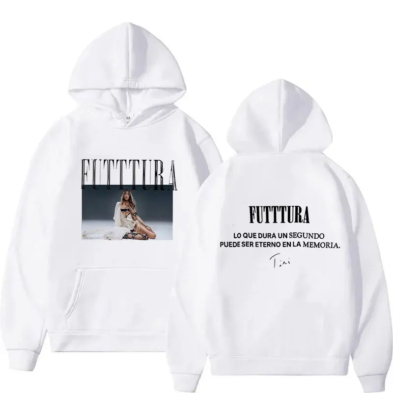 الرجال بلايز المغني TINI Futttura هوديي غير رسمي رجالي الخريف/الشتاء رياضية عادية كم طويل المتضخم البوب البلوز المشجعين هدية