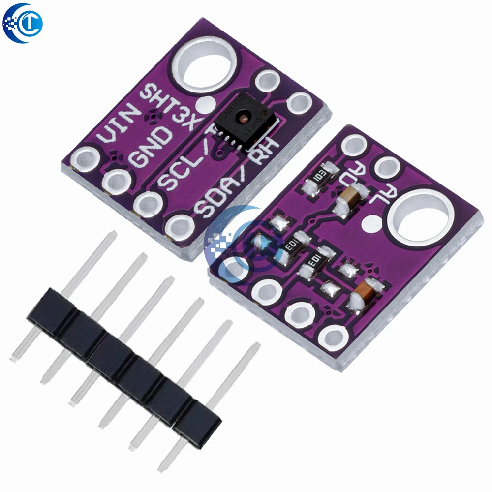 Módulos de sensores SHT31/SHT41/SHT45: detectores digitales de temperatura y humedad I2C para monitoreo ambiental