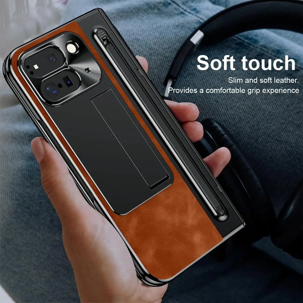  for Google Pixel 9 Pro High-end Business With Waterproof Condensation Film And Tempered Film Foldable Mobile Phone Case