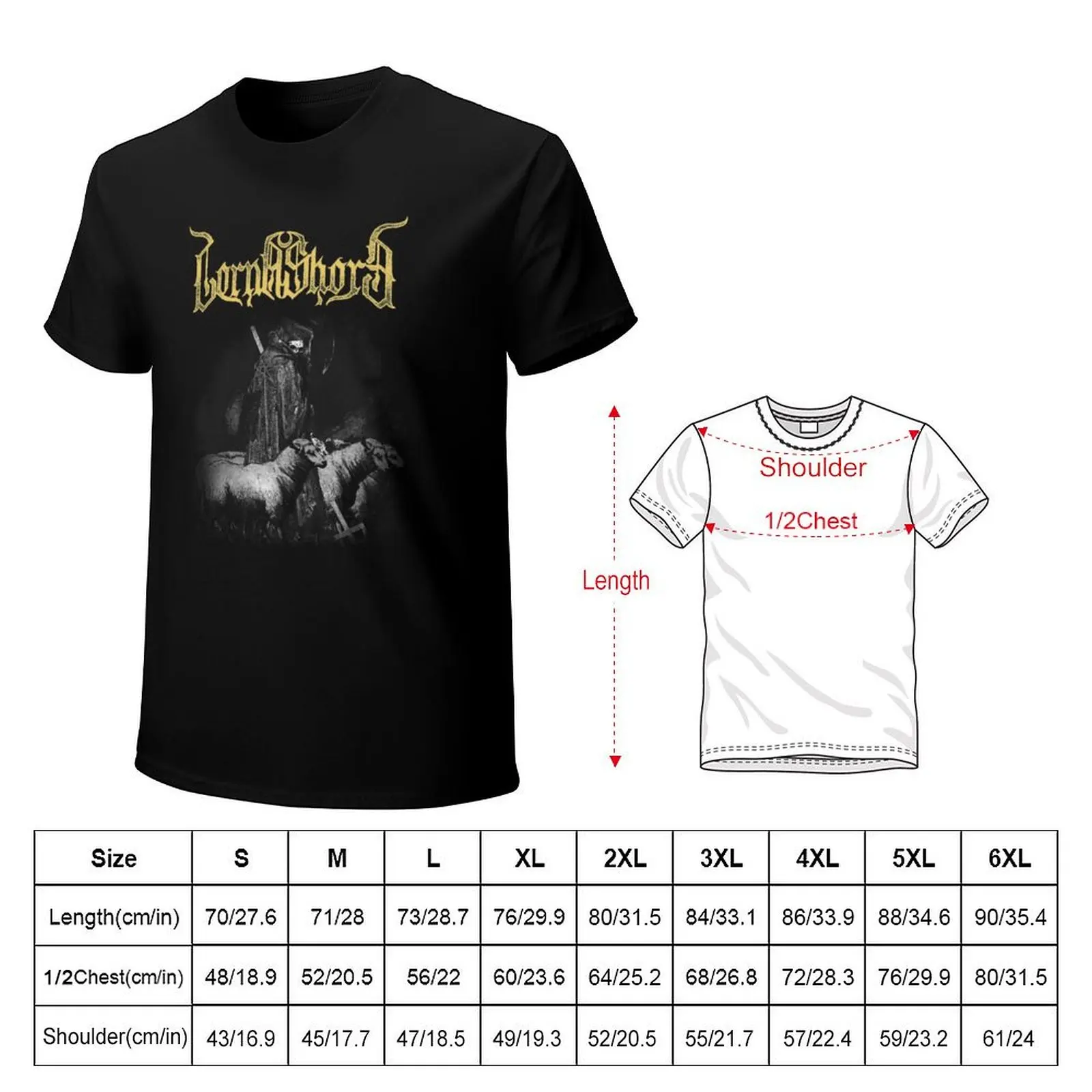 Lorna Shore - Hollow Sentence T-Shirt man graphic t shirt T-Shirt
